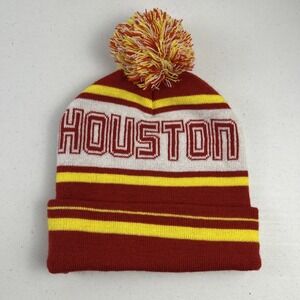 HOUSTON Rockets Pom / Cuff ‎ Knit Hat Beanie Carbon Element O/S